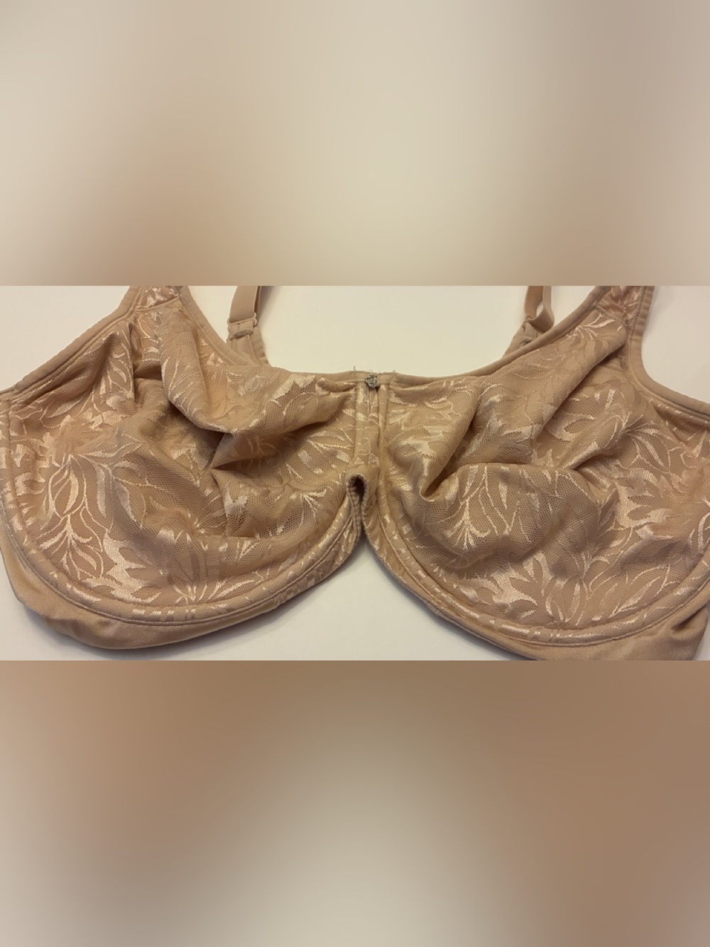Breezies Neutral Lace Underwire Bra in Beige